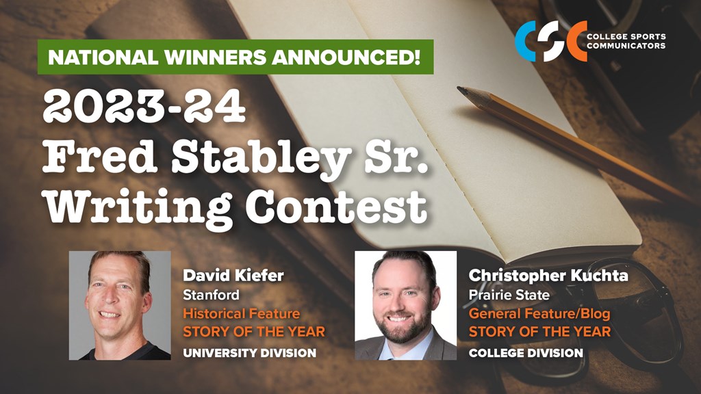 National Winners Announced for 2023-24 CSC Fred Stabley Sr. Writing Contest for both University and College Divisions